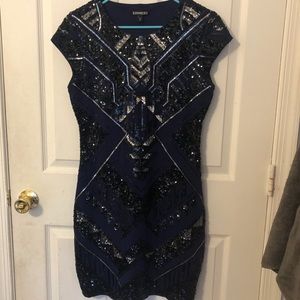 Express sequin dress
